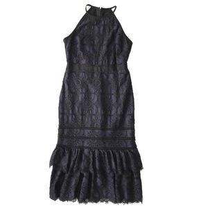 Banana Republic lace midi dress
